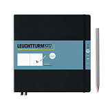 Скетчбук Leuchtturm1917 22.  5х22.  5см.  150г/м2 - 112 стр.  ,  без линовки,  твердая обложка,  цвет: черный