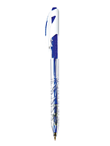 Ручка шариковая с масляными чернилами Flexoffice Super Trendee 0,  7 мм синяя арт.  FO-GELB09CB BLUE