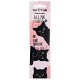 Закладки магнитные для книг,  3шт.  ,  MESHU «Black cat»