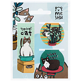 Закладки магнитные для книг,  3шт.  ,  MESHU «Juisy cat»