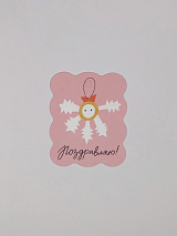 Бирка ретро «Снежинка»