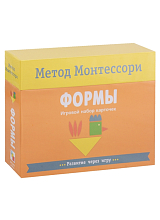 Метод Монтессори.  Развитие через игру.  Формы.  Игровой набор карточек