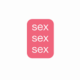 Стикер объемный Subbotnee Sex sex sex