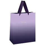 Пакет подарочный 11*14*6,  5см MESHU «Duotone.  Purple gradient»