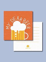 Открытка Subbotnee «My Dear Beer»