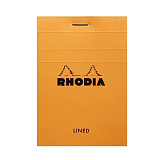 Блокнот Rhodia Basics №11 А7 линейка оранжевый