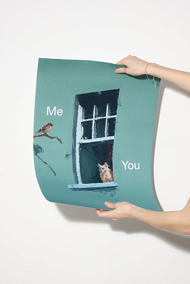 Постер «The Observer» (А2). Подписные Издания x Миша Никатин